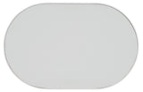 Melange - On The Bright Side Oval End Table - White