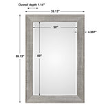 Leiston - Metallic Mirror - Silver