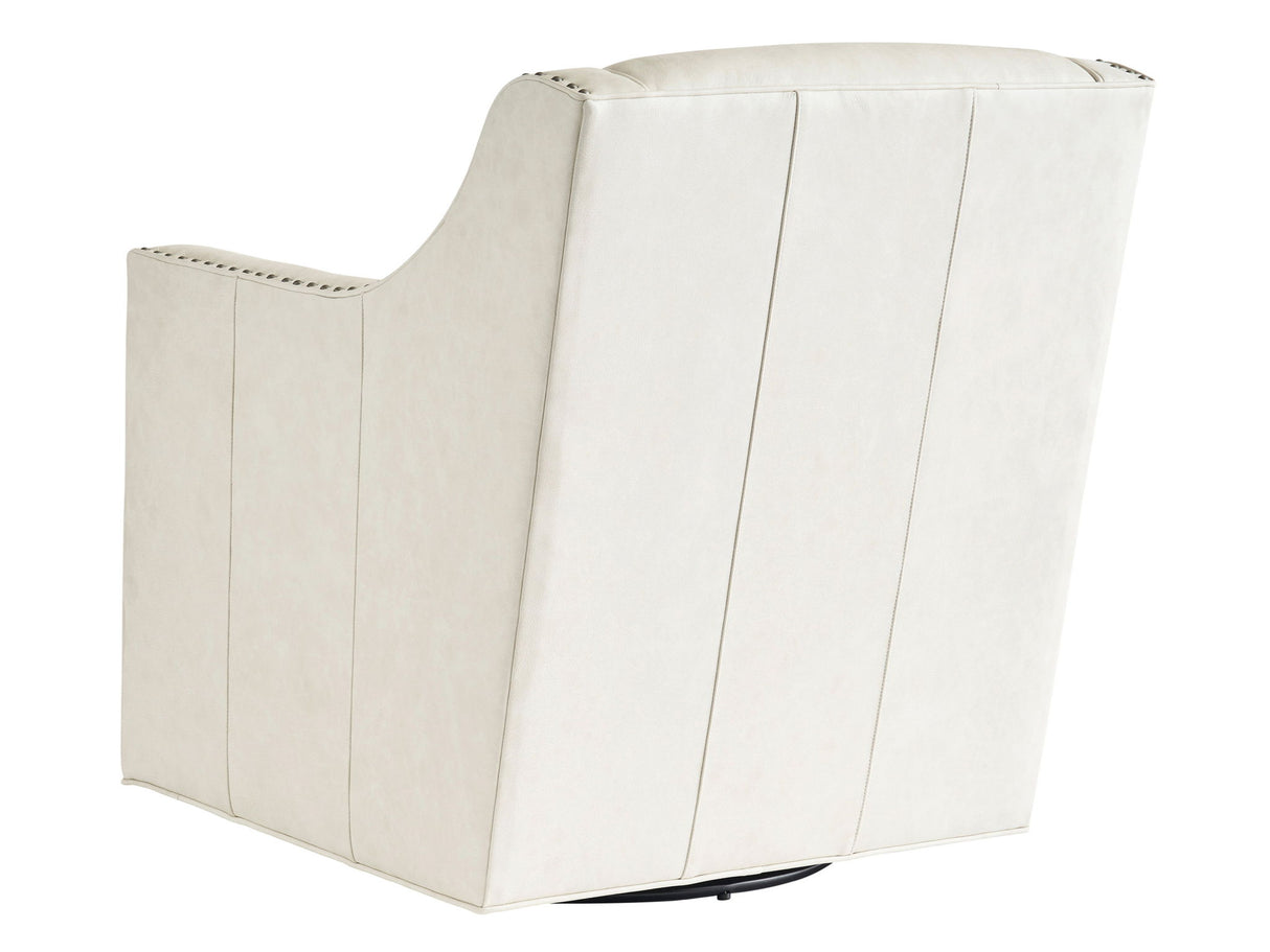 Lexington Leather - Swivel Chair - White