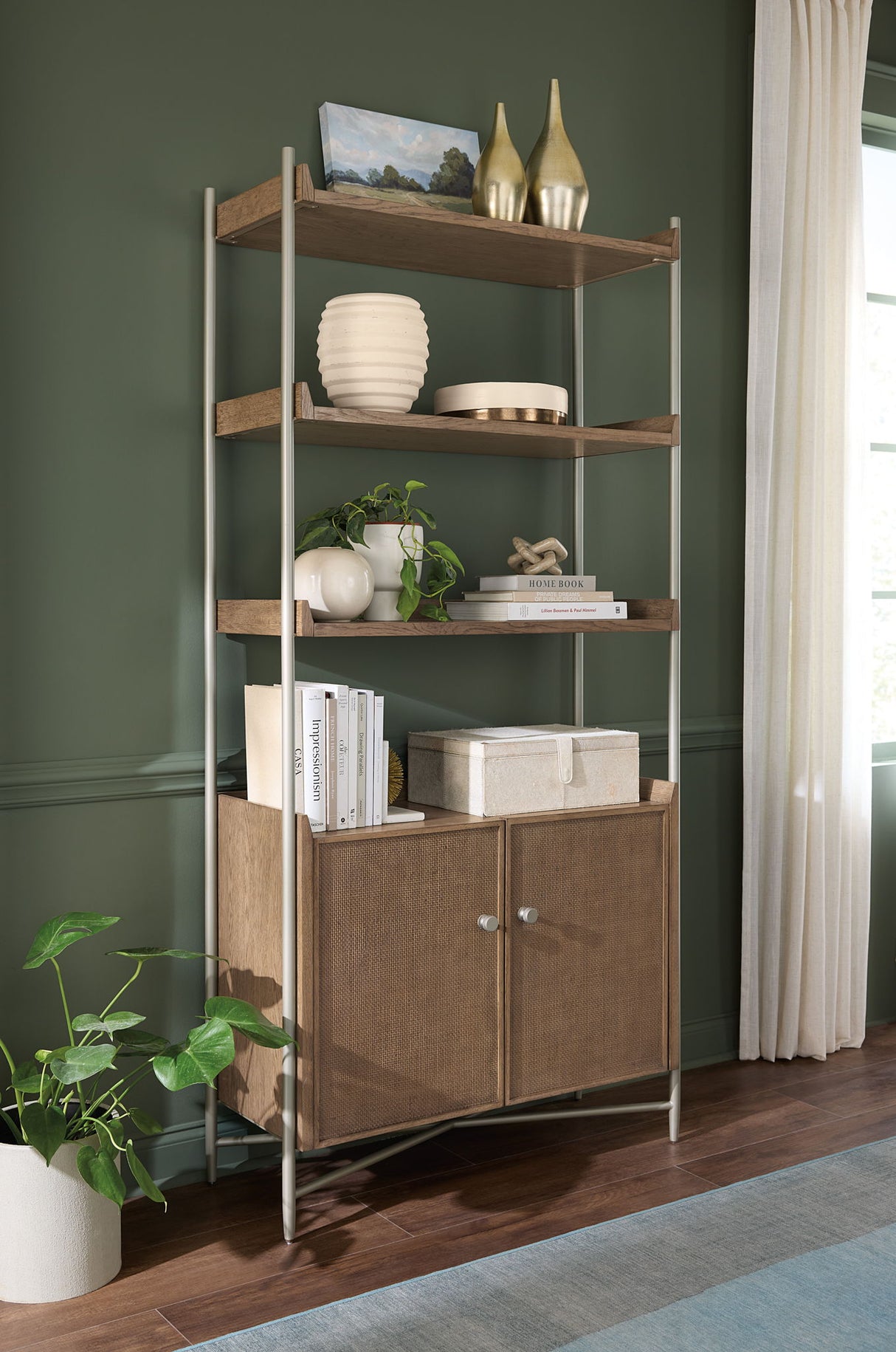 Sonnet - Sonnet Bookcase - Dark Gray