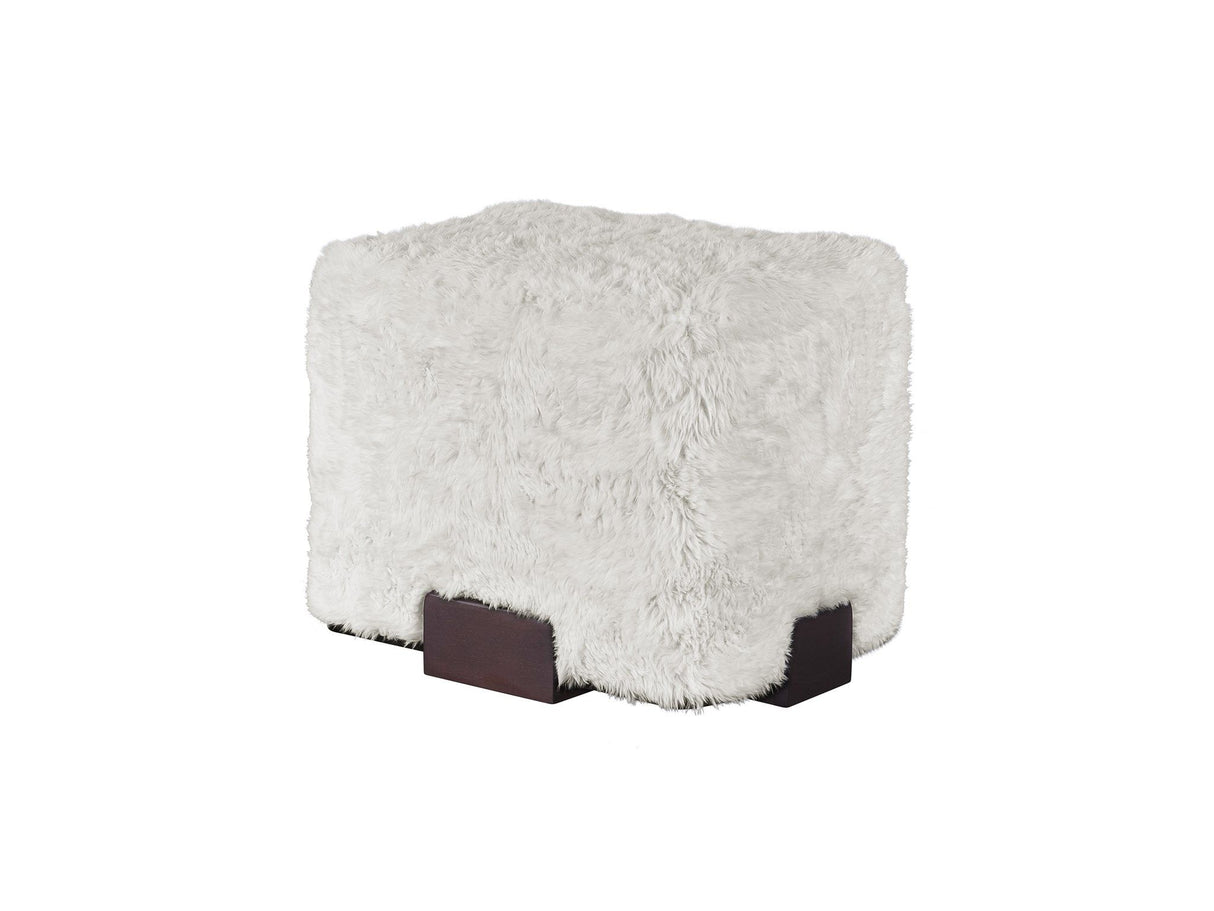 Erinn V x Universal - Wilshire Ottoman - White