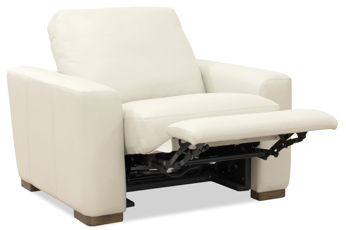 MS - Optimus Power Recliner with Power Headrest - Beige