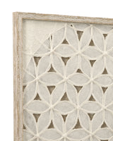Lamberts Bay Wall Art - White / Light Brown