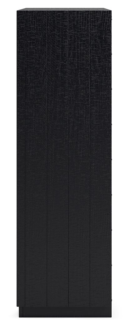 Londer - Five Drawer Chest - Black