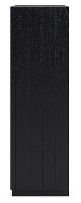 Londer - Five Drawer Chest - Black