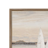 Twilight - Glide Framed Print - Beige