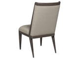 Cohesion Program - Wood Haiku Upholstered Side Chair - Dark Brown