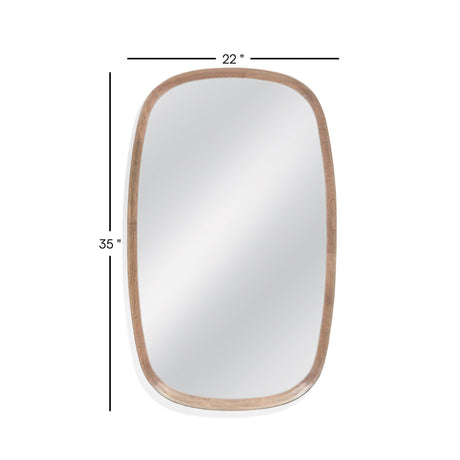 Priscott - Wall Mirror - Brown