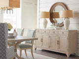 Newport - La Jolla Woven Round Mirror - Light Brown