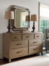 Cypress Point - Lockeport Triple Dresser - Dark Brown