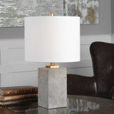 Drexel - Concrete Block Lamp - Gray