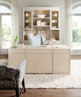 Marlowe - Executive Desk - Polished Limestone