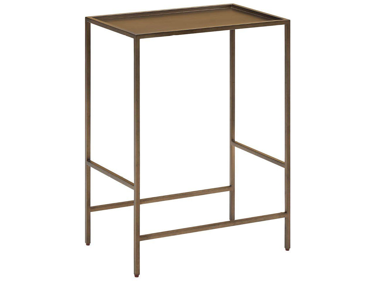 Montclair - Metal Side Table - Light Brown