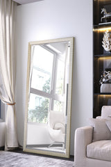 Rachel - Floor Mirror - Silver