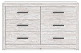Cayboni - Six Drawer Dresser - Whitewash
