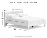 Socalle - Panel Platform Bed