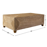Rora - Woven Coffee Table - Light Brown