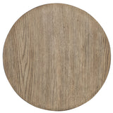 Commerce And Market - Round Robin Accent Table - Light Brown