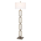 Link - Brushed Gold Floor Lamp