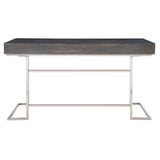Claude - Modern Oak Desk - Gray, Dark