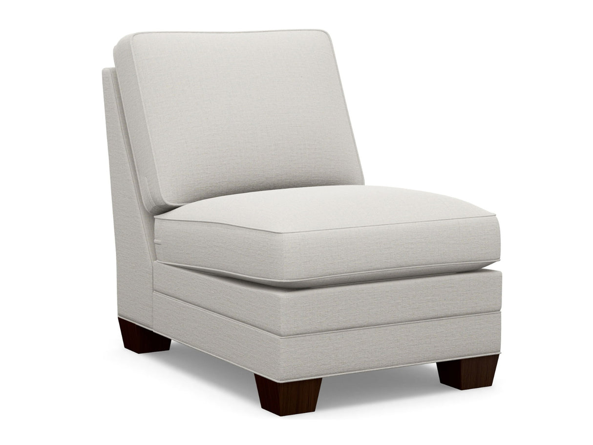 Lexington Upholstery - Townsend Fabric Armless Chair - White