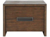 New Modern - Atlas Drawer Nightstand - Dark Brown