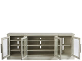 Escape - 84" Entertainment Console - Pearl Silver