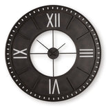 Lytle - Wall Clock - Antique Brown