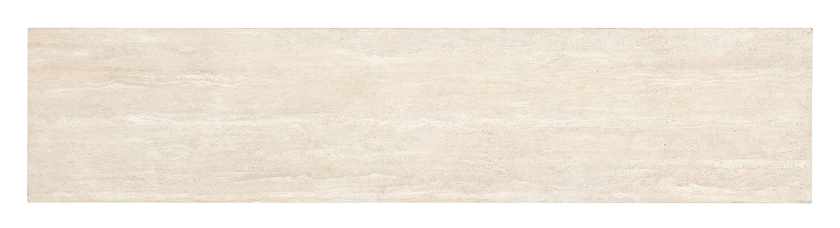 Commerce And Market - Boomerang Console Table - White