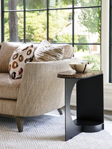 Zanzibar - Novella Side Table - Dark Brown / Black