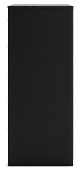 Finch - Five Drawer Chest - 46" Height - Black