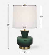 Trentino - Table Lamp - Dark Emerald Green