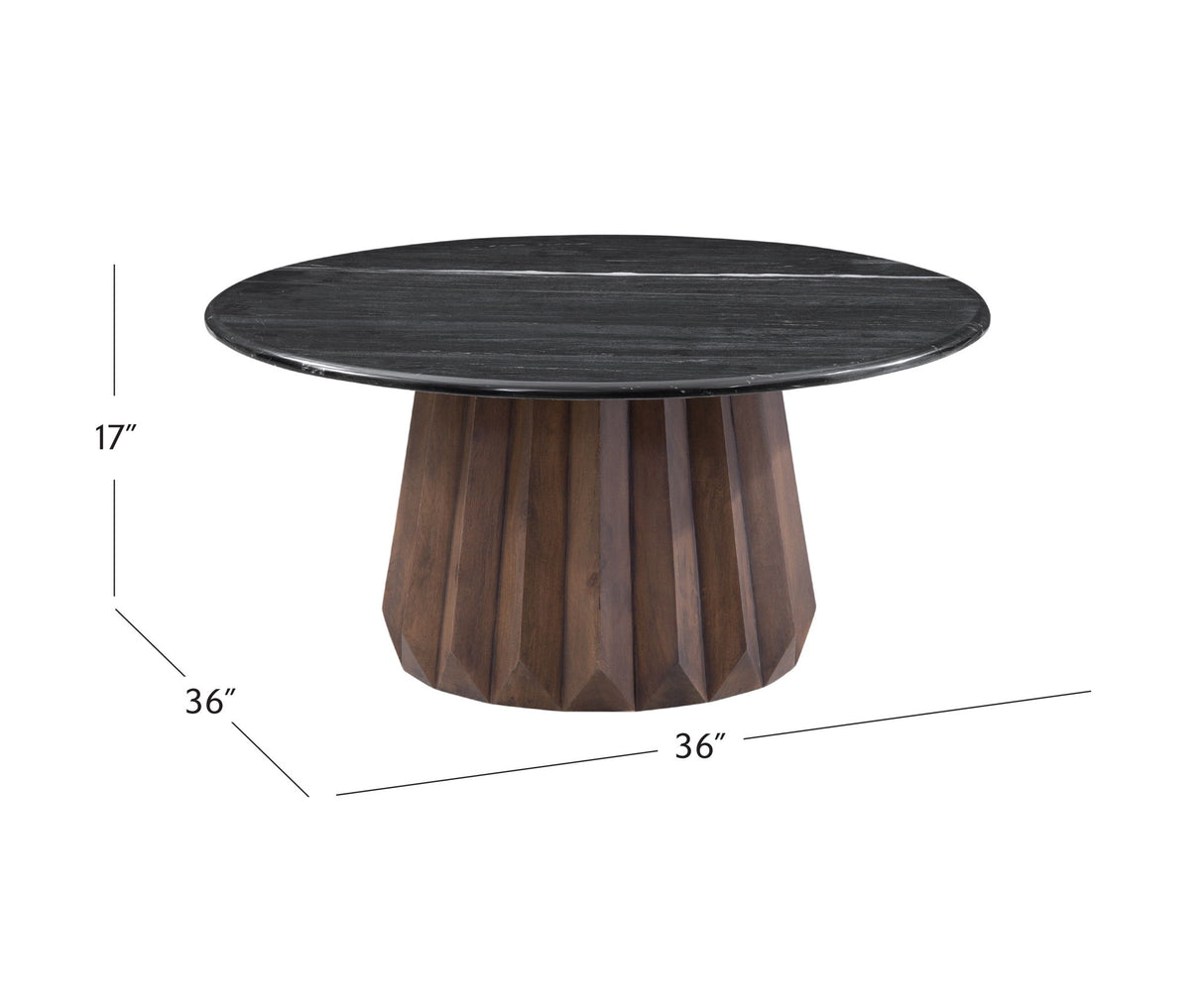 Jennings - Nesting Small Cocktail Table - Dark Brown