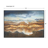 Valley Of Light - Landscape Art - Blue