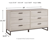 Socalle - Six Drawer Dresser