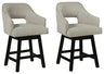Tallenger - Upholstered Swivel Barstool (Set of 2)