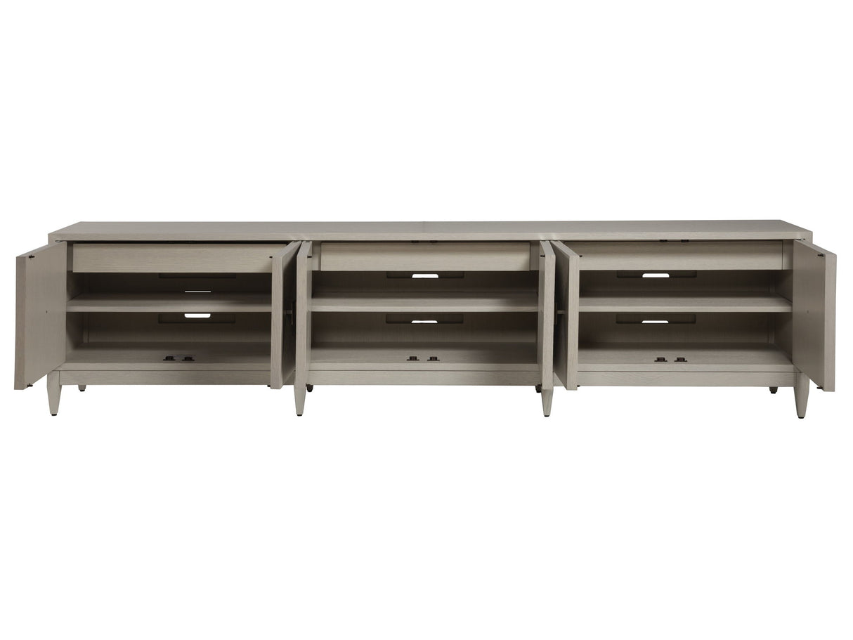 Signature Designs - Logan Convertible Long Media Console/Buffet - Gray