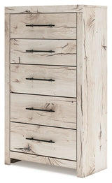 Lawroy - Five Drawer Chest - Light Natural