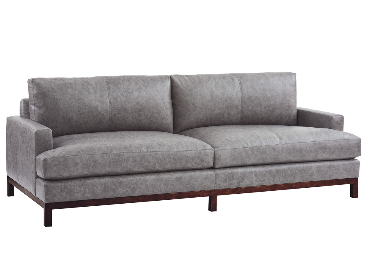 Barclay Butera Upholstery - Horizon Sofa With Dark Brown Base