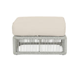 Miami - Ottoman, With Self Welt - Echo Ash / Pearl Silver