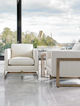 Shadow Play - Studio Round Accent Table - Light Brown