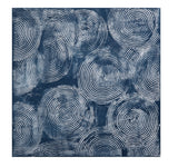 Framed Canvas Indigo Spiral - Gallery Wrapped