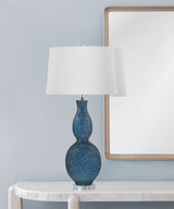 Presley - Table Lamp - Blue / White