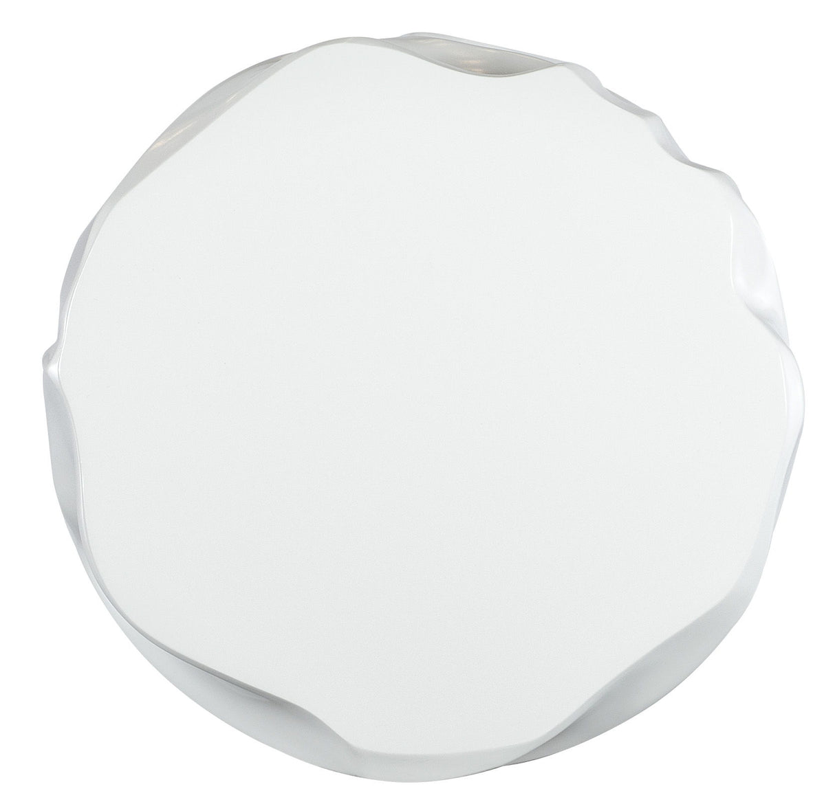 Melange - Alabaster End Table - White