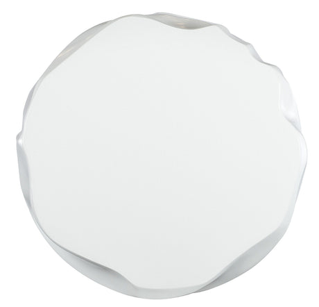 Melange - Alabaster End Table - White