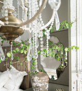 Boheme - Nourmand Linen Wrapped Mirror - Pearl Silver