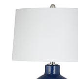 Navy Sphere Table Lamp - Navy