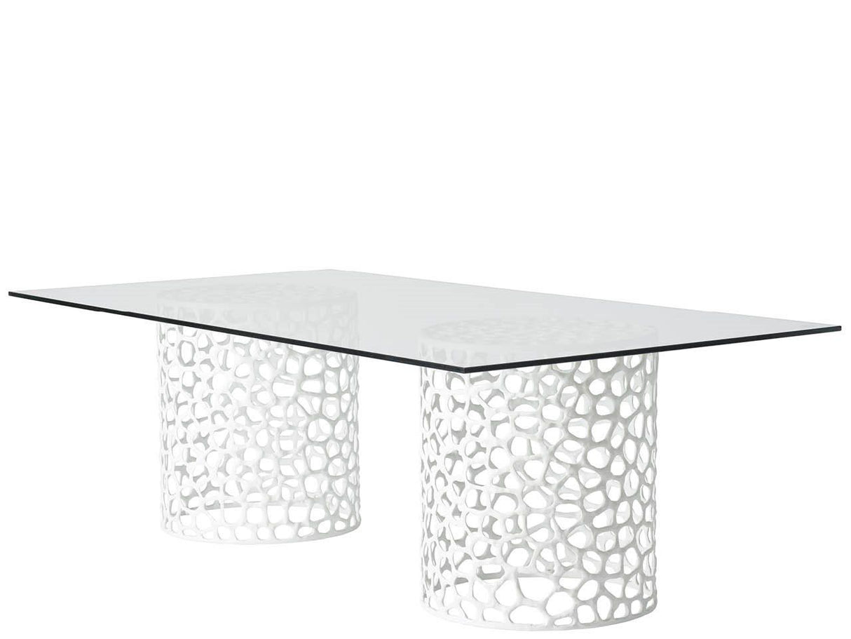 Oasis - Coral Rectangle Dining Table - White
