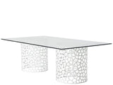 Oasis - Coral Rectangle Dining Table - White