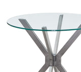 Deen - Round End Table - Gray